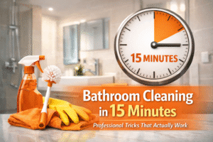 Bathroom Cleaning in 15 Minutes Professional Tricks That Actually Work